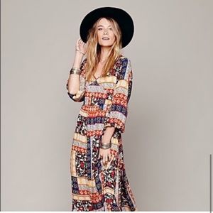 Free people patchwork dress. RARE